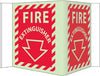 NMC GLV31-FIRE, VISI, FIRE EXTINGUISHER, 5.75X8.75, ACRYLICGLOW (1 EACH)