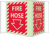NMC GLV33-FIRE, VISI, FIRE HOSE, 5.75X8.75, ACRYLICGLOW (1 EACH)