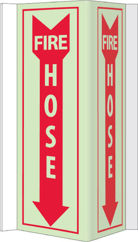 NMC GLV45-FIRE, VISI, FIRE HOSE, 16X8.75, ACRYLICGLOW (1 EACH)