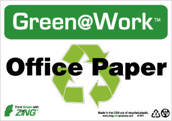 NMC GW1021-OFFICE PAPER, 7X10, RECYCLE PLASTIC (1 EACH)