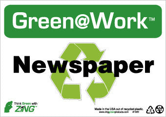 NMC GW1022-NEWSPAPER, 7X10, RECYCLE PLASTIC (1 EACH)