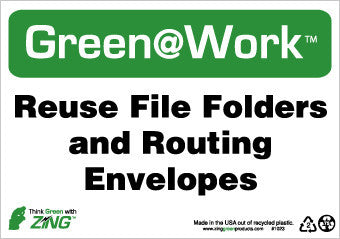 NMC GW1023-REUSE FILE FOLDERS AND ROUTING ENVELOPES, 7X10, RECYCLE PLASTIC (1 EACH)