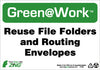 NMC GW1023-REUSE FILE FOLDERS AND ROUTING ENVELOPES, 7X10, RECYCLE PLASTIC (1 EACH)