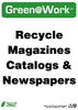 NMC GW2033-RECYCLE MAGAZINES CATALOGS AND NEWSPAPERS, 14x10, RECYCLE PLASTIC (1 EACH)
