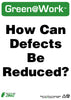 NMC GW2036-HOW CAN DEFECTS BE REDUCED, 14x10, RECYCLE PLASTIC (1 EACH)