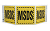 NMC GW3058-TRI-VIEW, MSDS, 7.5X20, RECYCLE PLASTIC (1 EACH)