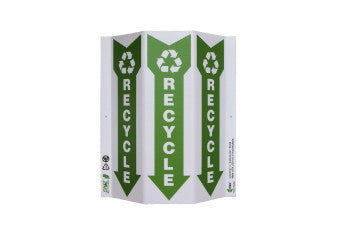 NMC GW4039-TRI-VIEW SLIM, GRAPHIC, RECYCLE, 12X9, RECYCLE PLASTIC (1 EACH)