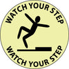 NMC GWFS1-FLOOR SIGN, WALK ON, WATCH YOUR STEP, 17 DIAGLOW (1 EACH)