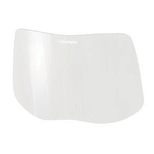 3M Speedglas 06-0200-53 6" X 3 7/8" L Series High Temperature Polycarbonate Outside Cover Plate For 9100 Series Helmet  (10/EA)