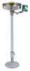 Haws 7361-7461  AXION MSR Pedestal Mounted Eye Wash Station And Face Wash Station With Eye/Face Wash Head Assembly And Stainless Steel Receptor (1/EA)