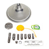 Haws AX14S  AXION Advantage Eye/Face Wash Station And Shower Upgrade Kit With AXION MSR 304 Stainless Steel Eye/Face Wash And ABS Plastic Showerhead, Stainless Steel Connecting Hardware, Gauge And Tape Measure (1/EA)