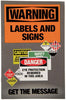 NMC HB15-HANDBOOK, WARNING LABELS & SIGNS GET THE MESSAGE (PAK OF 10)