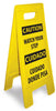 NMC HDFS208-HEAVY DUTY FLOOR SIGN, CAUTION WATCH YOUR STEP (BILINGUAL), 24.63X10.75 (1 EACH)