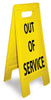 NMC HDFS209-HEAVY DUTY FLOOR SIGN, OUT OF SERVICE, 24.63X10.75 (1 EACH)