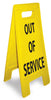 NMC HDFS210-HEAVY DUTY FLOOR SIGN, DANGER RESTRICTED AREA, 24.63X10.75 (1 EACH)