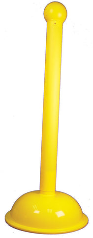 NMC HDS41Y-WARNING POST, YELLOW, 41'', CASE OF 4 (4 PER CASE)