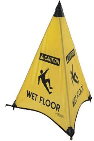 NMC HFS6L-HANDY CONE, CAUTION WET FLOOR, 28 1/2'' (1 EACH)