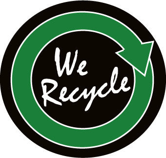 NMC HH100-WE RECYCLE (ARROW), 2DIA, PS VINYL (PAK OF 25)