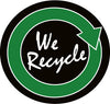 NMC HH100-WE RECYCLE (ARROW), 2DIA, PS VINYL (PAK OF 25)