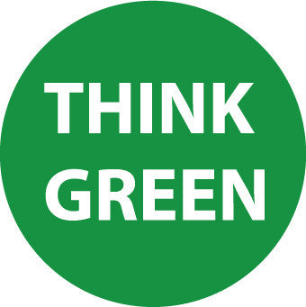 NMC HH101-THINK GREEN, 2 DIA, PS VINYL, 25/PACK (PAK OF 25)