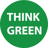 NMC HH101-THINK GREEN, 2 DIA, PS VINYL, 25/PACK (PAK OF 25)