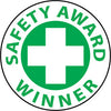 NMC HH53-HARD HAD EMBLEM, SAFETY AWARD WINNER, 2'' DIA, PS VINYL (PAK OF 25)