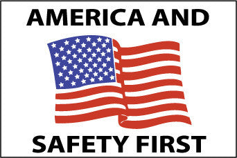 NMC HH90-AMERICA AND SAFETY FIRST, 2 X 3., PS VINYL (PAK OF 25)