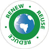 NMC HH96-RENEW REUSE, REDUCE, (GRAPHIC), 2DIA, PS VINYL (PAK OF 25)