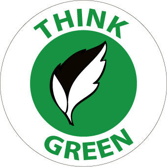 NMC HH97-THINK GREEN (GRAPHIC), 2DIA, PS VINYL (PAK OF 25)