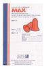 Howard Leight MAX-1-D by Honeywell Single Use Max Bell Shape Polyurethane Foam Uncorded Earplugs (500 Pair Per Leight Source 500 Dispenser Refill)  (1/BX)