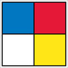 NMC HMS15R-HAZARDOUS MATERIALS SYSTEMS, 15.5X15.5, RIGID PLASTIC (1 EACH)
