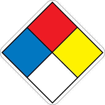 NMC HMS22ALV-NFPA CLASSIFICATION LABEL, 2X2, PS VINYL (1 ROLL)