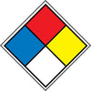 NMC HMS44L-HAZARDOUS MATERIAL SYSTEM LABELS, 4X4 PS PAPER (1 ROLL)