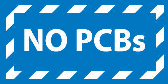 NMC HW14-LABELS, NO PCB'S, 1X2, PS VINYL (PAK OF 10)