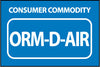 NMC HW33AL-LABELS, SHIPPING AND PACKING, CONSUMER COMMODITY ORM-D-AIR, 1.5X2, PS PAPER (1 ROLL)
