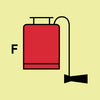 NMC IMO114P-IMO, SYMBOL, PORTABLE FOAM APPLICATOR, 6X6, GLOW VINYL LAMINATED (1 EACH)