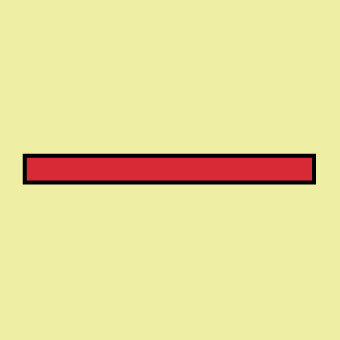 NMC IMO135R-IMO, SYMBOL, A CLASS DIVISION, 6X6, GLOW RIGID LAMINATED (1 EACH)
