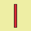 NMC IMO140P-IMO, SYMBOL, MAIN VERTICAL ZONE, 6X6, GLOW VINYL LAMINATED (1 EACH)