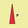 NMC IMO152P-IMO, SYMBOL, FOAM NOZZLE, 6X6, GLOW VINYL LAMINATED (1 EACH)