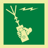 NMC IMO215P-IMO, SYMBOL, SURVIVAL CRAFT PORTABLE RADIO, 6X6, GLOW VINYL LAMINATED (1 EACH)