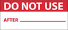 NMC INL4-INSPECTION LABEL, DO NOT USE, RED/WHT, 1X2 1/4, PS VINYL (27 LABELS) (PAK OF 3)