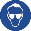 NMC ISO201AP-LABEL, GRAPHIC FOR WEAR EYE PROTECTION, 2IN DIA, PS VINYL (PAK OF 10)