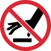 NMC ISO225AP-LABEL, GRAPHIC FOR DO NOT TOUCH SURFACE, 2IN DIA, PS VINYL (PAK OF 10)