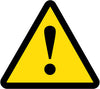 NMC ISO236AP-LABEL, GRAPHIC FOR NO GENERAL WARNING HAZARD, 2IN DIA, PS VINYL (PAK OF 10)