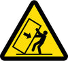 NMC ISO239AP-LABEL, GRAPHIC FOR TIPPING HAZARD, 2IN DIA, PS VINYL (PAK OF 10)