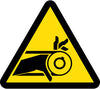 NMC ISO246AP-LABEL, GRAPHIC FOR BELT DRIVE ENTANGLEMENT HAZARD, 2IN DIA, PS VINYL (PAK OF 10)