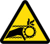 NMC ISO247AP-LABEL, GRAPHIC FOR CHAIN DRIVE ENTANGLEMENT HAZARD, 2IN DIA, PS VINYL (PAK OF 10)