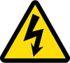 NMC ISO459AP-LABEL, GRAPHIC FOR ELECTRIC VOLTAGE HAZARD, 4IN DIA, PS VINYL (PAK OF 5)
