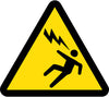 NMC ISO260AP-LABEL, GRAPHIC FOR VOLTAGE DISCHARGE HAZARD, 2IN DIA, PS VINYL (PAK OF 10)