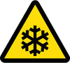 NMC ISO262AP-LABEL, GRAPHIC FOR LOW TEMPERATURE HAZARD, 2IN DIA, PS VINYL (PAK OF 10)